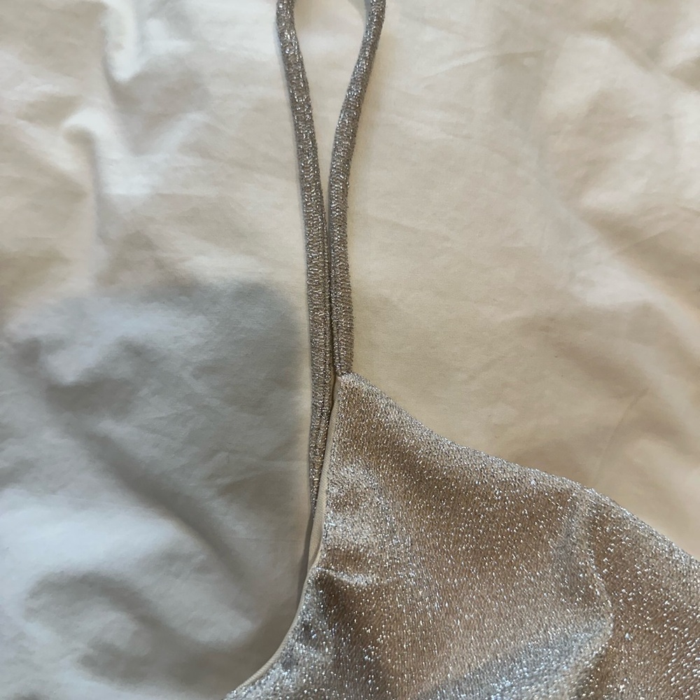 Princess Polly Shimmering Silver Camisole - Picture 2 of 3